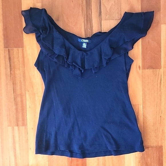 Chaps Tops - ✨️12✨️CHAPS Top, Navy, Medium